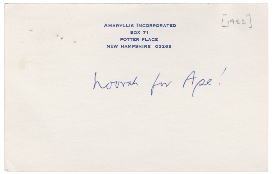 Letter from Hall to McNair, 01-1983, Page 1, Colby College Special Collections
