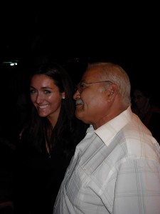 Ally and her dance partner at the CDR gathering.