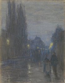 Henry Tanner, Street Scene, Paris, c. 1890s