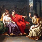 Vergil Reading the Aeneid to Augustus' family.