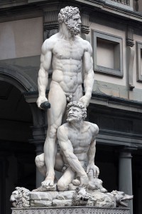 <em> Statue of Hercules and Cacus</em>, Bartolommeo Bandinelli, 1534, Piazza Della Signoria.