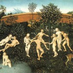 This depiction of the golden age was made by Lucas Cranach the Elder, a German painter, circa 1530.