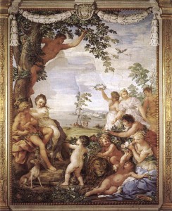 <em> The Golden Age </em>, Pietro da Cortona, circa 1637, Palazzo Pitti.