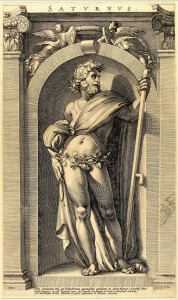 <em> Saturnus </em>, Polidoro da Caravaggio, 1592.