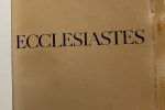 Ecclesiastes, title p.