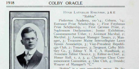Hugh L. Robinson ‘1918