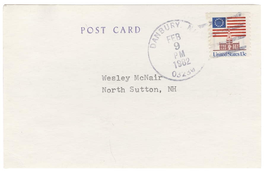 Letter from Hall to McNair, 02-08-1982, Page 2, Colby College Special Collections