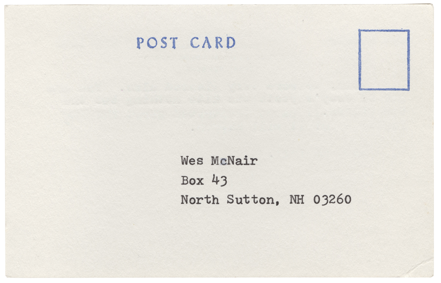 Letter from Hall to McNair, May 2, 1982, Page 1, Colby College Special Collections