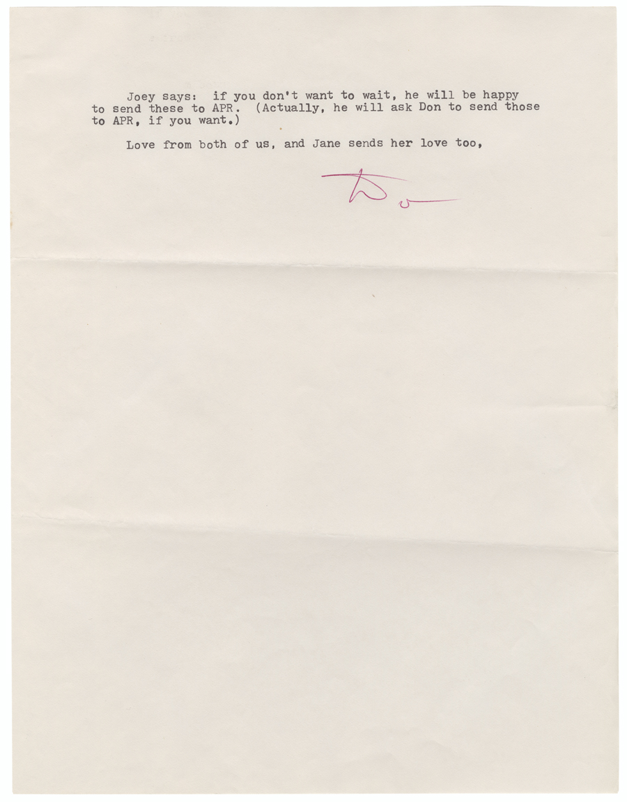 Letter from Hall to McNair, May 28, 1982, Page 2, Colby College Special Collections