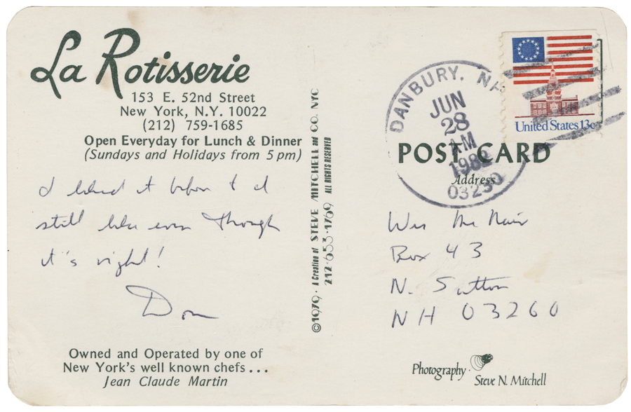 Letter from Hall to McNair, June 28, 1982, Page 2, Colby College Special Collections