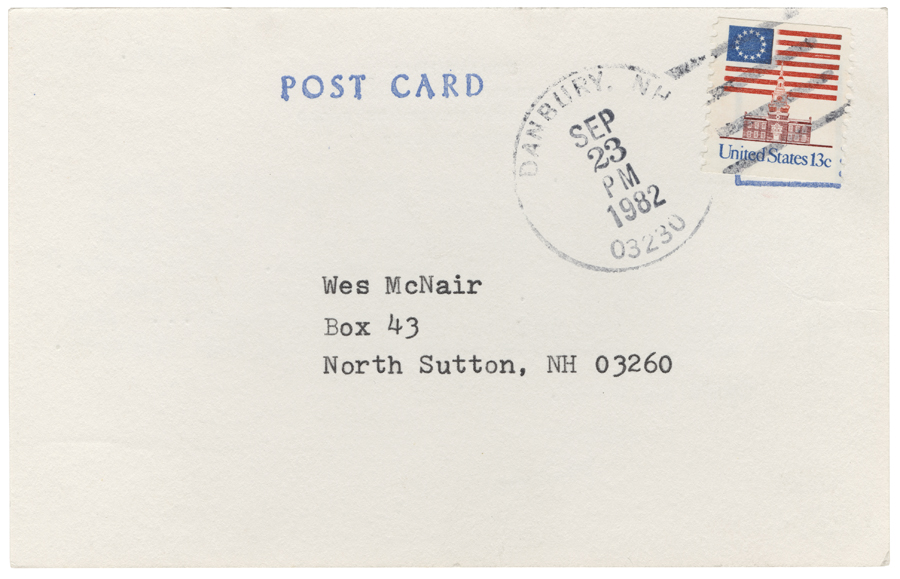 Letter from Hall to McNair, September 22, 1982, Page 2, Colby College Special Collections