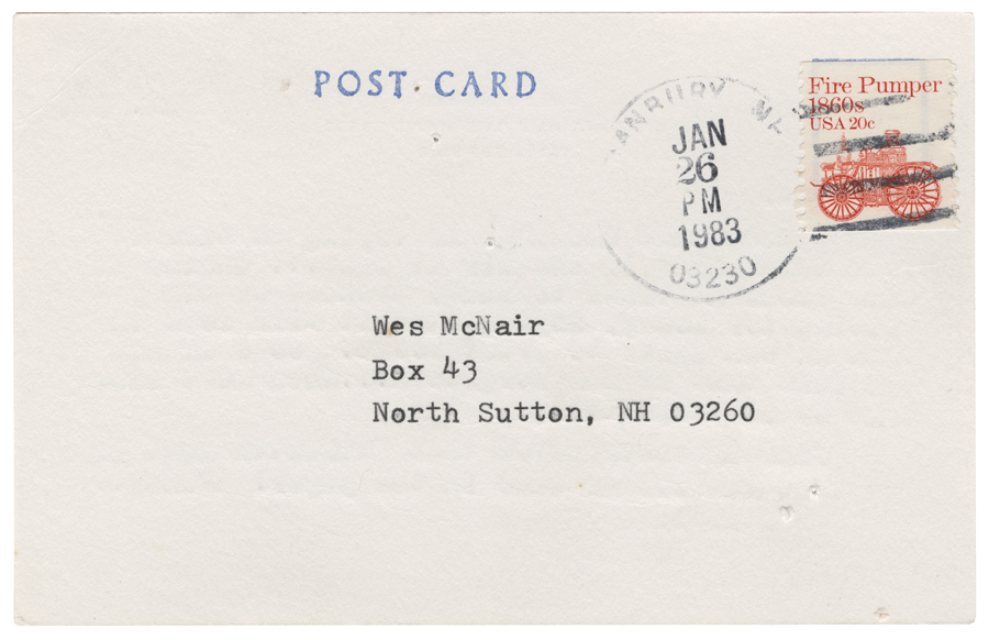 Letter from Hall to McNair, January 25, 1983, Page 2, Colby College Special Collections