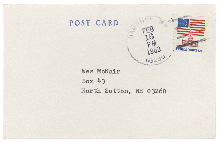Letter from Hall to McNair, February 15, 1983, Page 2, Colby College Special Collections