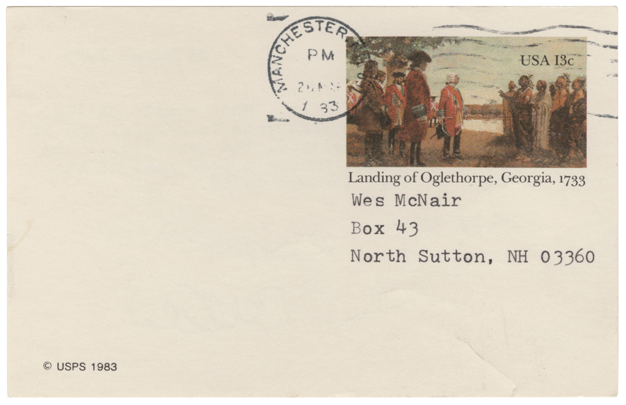 Letter from Hall to McNair, March 25, 1983, Page 2, Colby College Special Collections