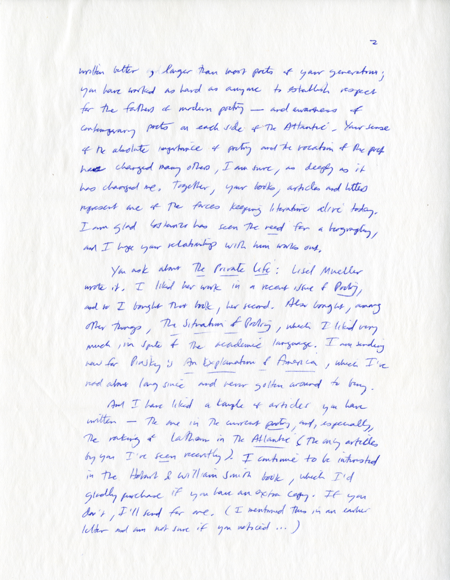 Letter from McNair to Hall, 03-01-1982, Page 2