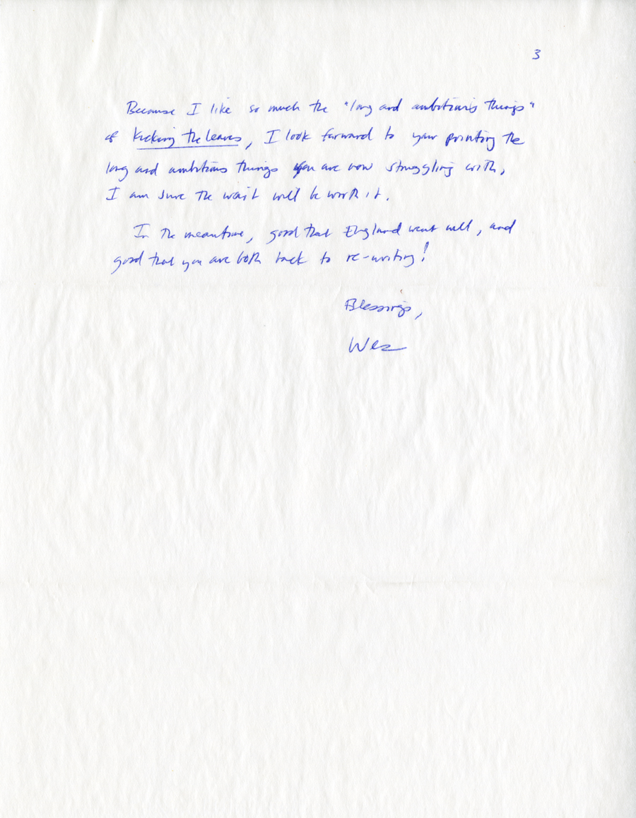 Letter from McNair to Hall, 03-01-1982, Page 3