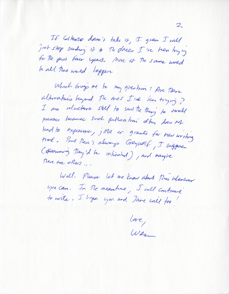 Letter from McNair to Hall, August 17, 1982, Page 2, Milne Special Collections and Archives, University of New Hampshire