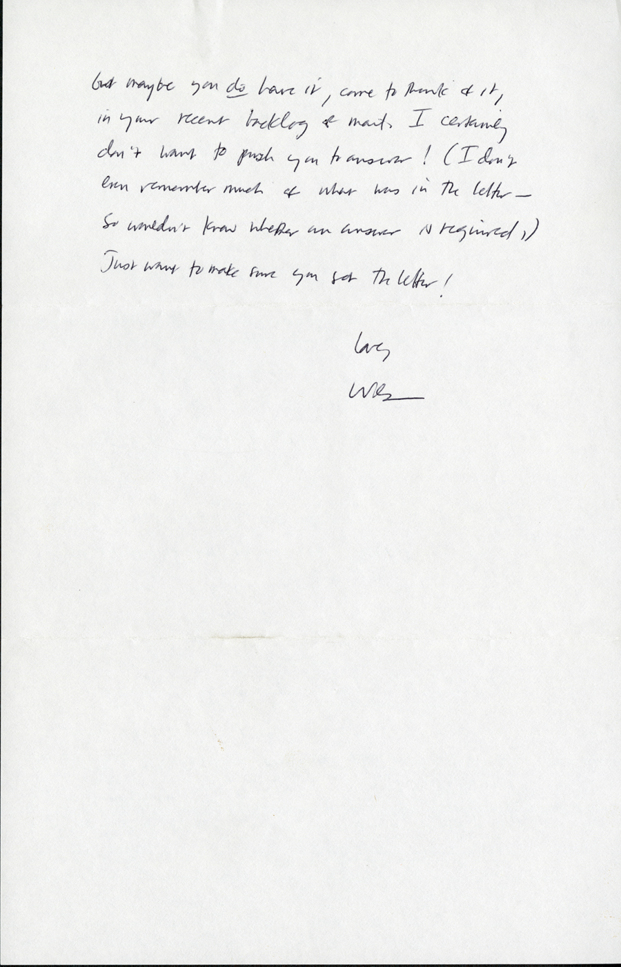 Letter from McNair to Hall, April 16, 1984, Page 2, Milne Special Collections and Archives, University of New Hampshire