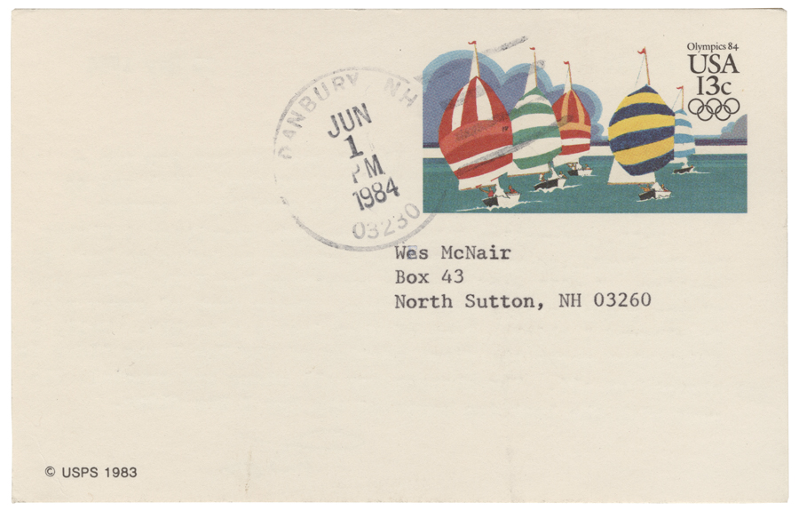 Letter from Hall to McNair, May 31, 1984, Page 2, Colby College Special Collections