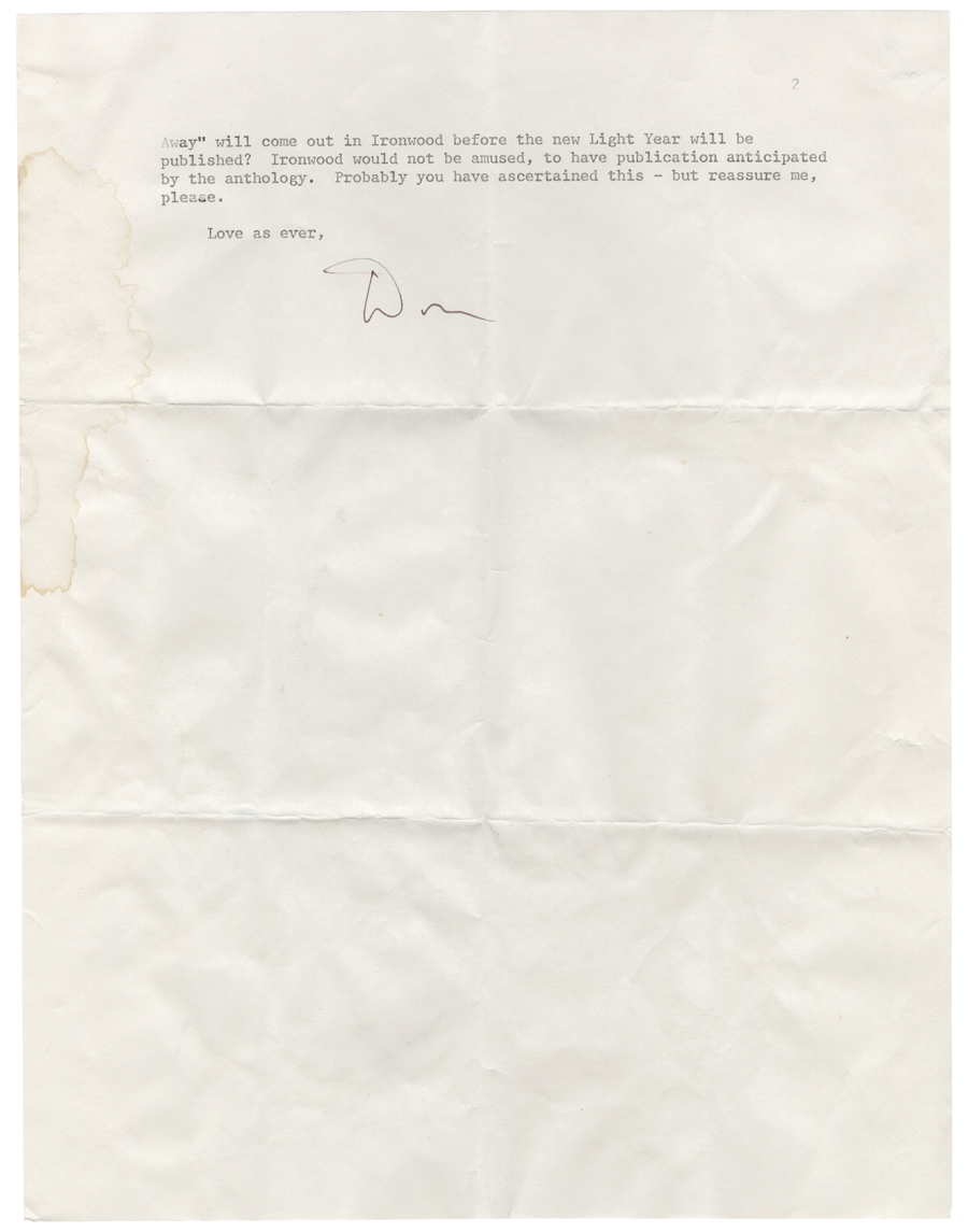 Letter from Hall to McNair, June 11, 1984, Page 2, Colby College Special Collections