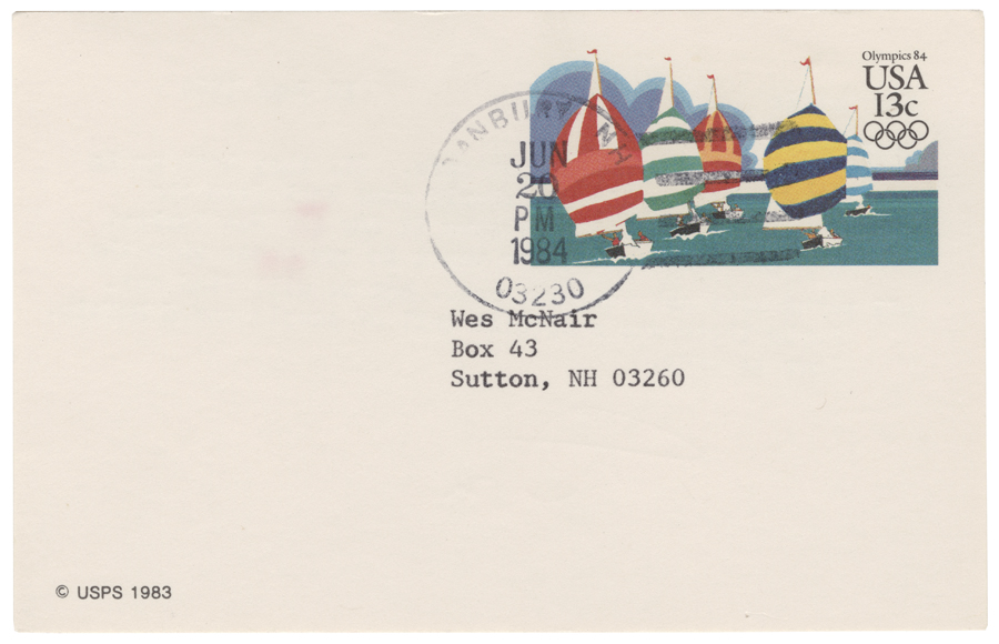 Letter from Hall to McNair, June 19, 1984, Page 2, Colby College Special Collections