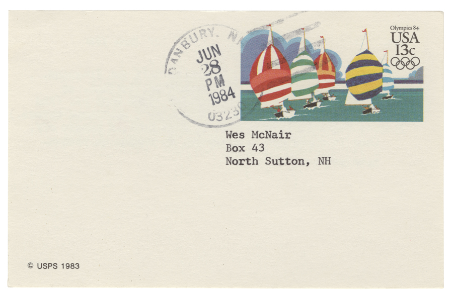 Letter from Hall to McNair, June 27, 1984, Page 2, Colby College Special Collections