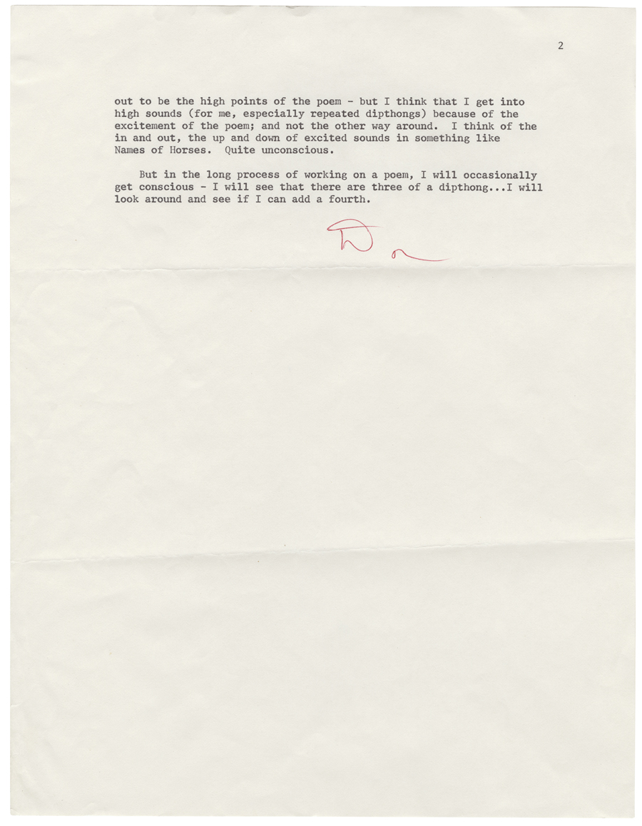 Letter from Hall to McNair, August 21, 1984, Page 2, Colby College Special Collections