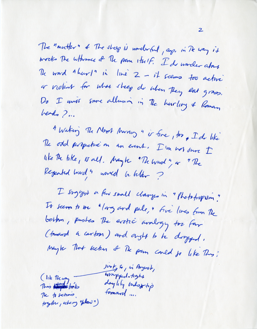 Letter from McNair to Hall, August 14, 1984, Page 2, Milne Special Collections and Archives, University of New Hampshire