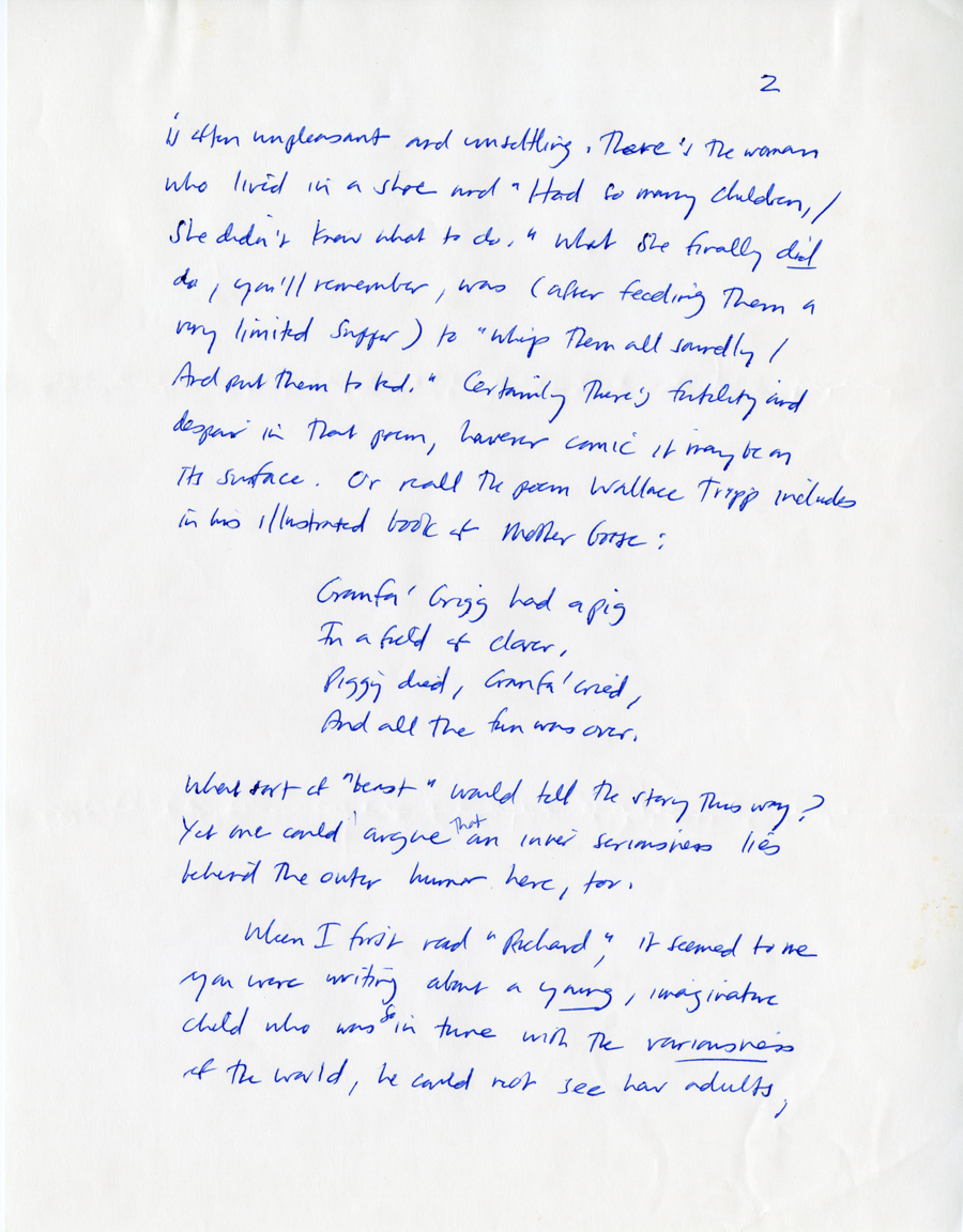 Letter from McNair to Hall, August 18, 1984, Page 2, Milne Special Collections and Archives, University of New Hampshire