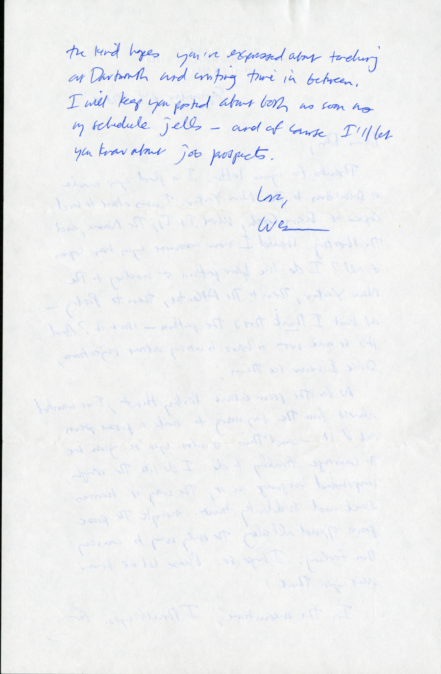 Letter from McNair to Hall, September 24, 1984, Page 2, Milne Special Collections and Archives, University of New Hampshire