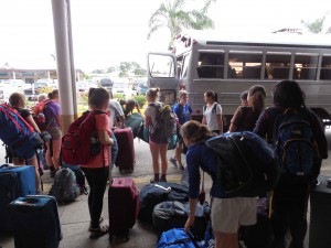 Loading up the bus!