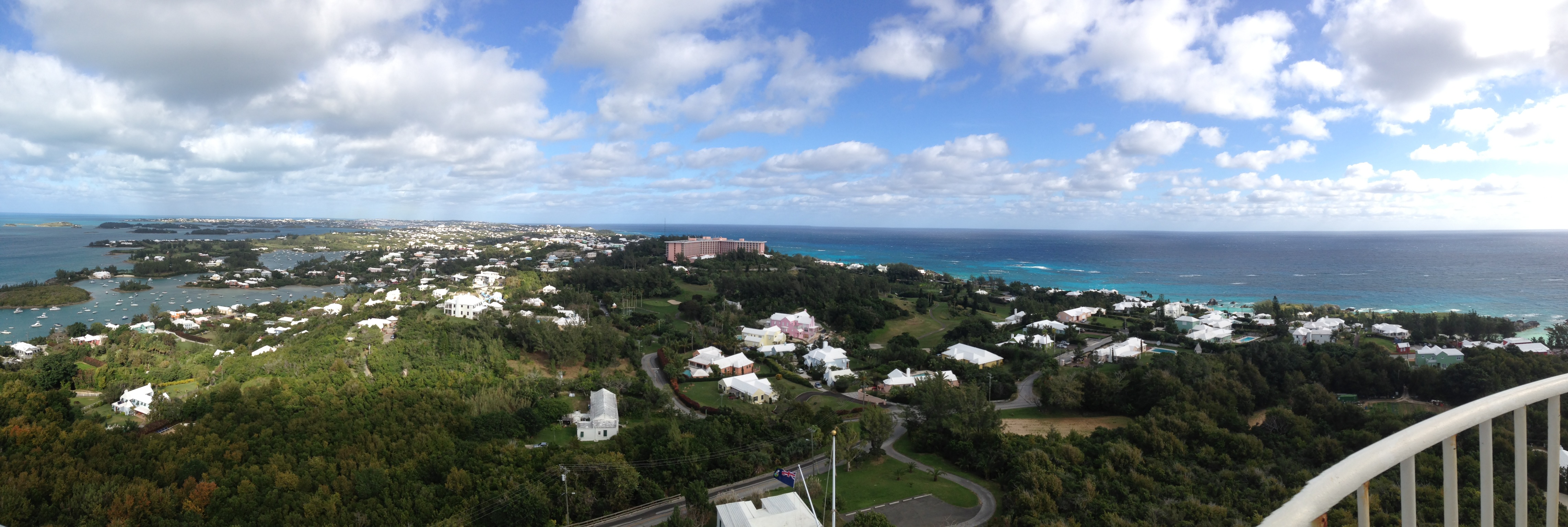 This view is from the top of Gibb's Hill Lighthouse
