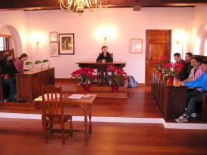 A St. George's Town Council meeting