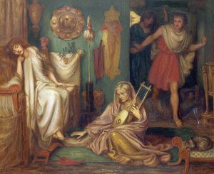 The Return of Tibullus to Delia (1868) Dante