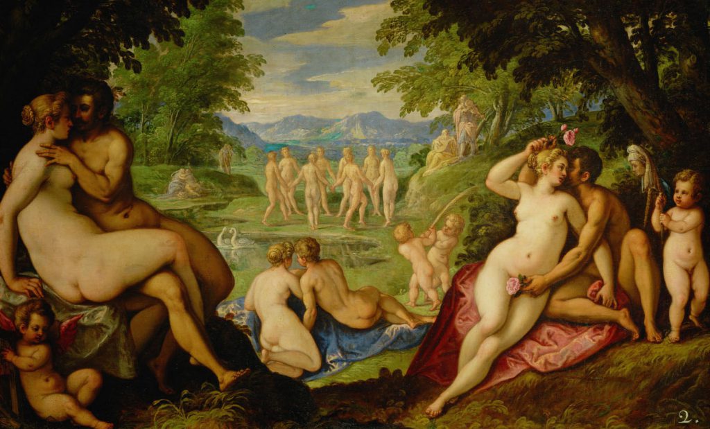 Love in the Golden Age (circa 1540-1598) by Pauwels Franck
