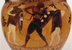 Memnon Departs for Troy (circa 550-525 B.C.E) Greek