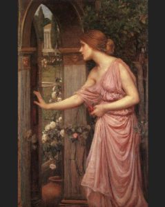 Psyche Entering Cupid's Garden: John William Waterhouse, 1903