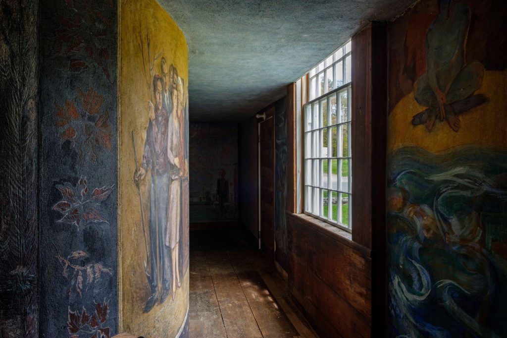 Vestibule of the South Solon Meeting House