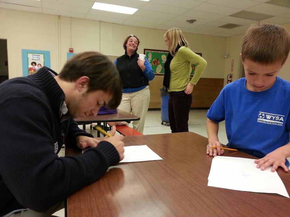 Big or small every kid still loves to draw.