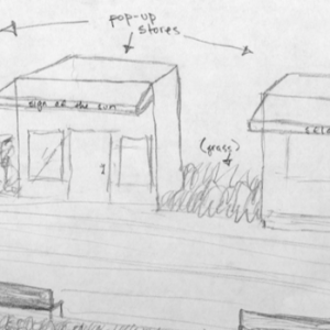 Concept Sketch for Elm City Pier Concept Sketch for Elm City Pier